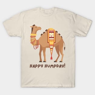 Happy Humpday Hump Day Cute Brown Camel T-Shirt